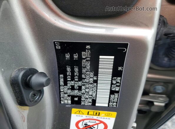 JTJYARBZ2H2067244 2017 LEXUS NX Серебряный Вид подкапотного пространства