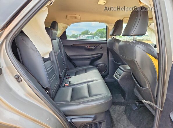 JTJYARBZ2H2069091 2017 LEXUS NX 200T Gray უკანა სალონის ხედი