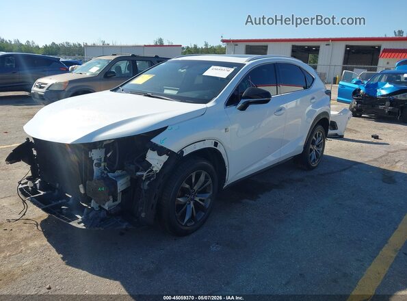 JTJYARBZ2J2102032 2018 LEXUS NX 300 Белый Передняя левая четверть