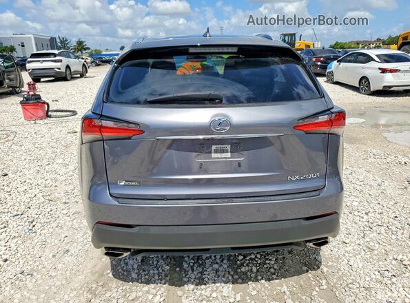 JTJYARBZ3G2022151 2016 LEXUS NX Серый Вид сзади