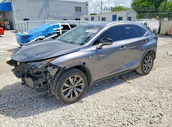 JTJYARBZ3G2022151 2016 LEXUS NX Серый Передняя левая четверть