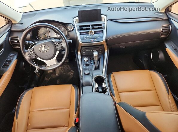 JTJYARBZ3H2059993 2017 LEXUS NX Белый Вид панели приборов
