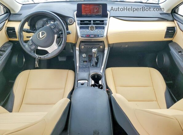 JTJYARBZ3K2118595 2019 LEXUS NX White Вид панелі приладів