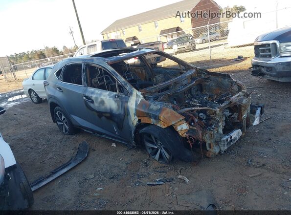 JTJYARBZ7J2089102 2018 LEXUS NX 300 Серый Передняя правая четверть