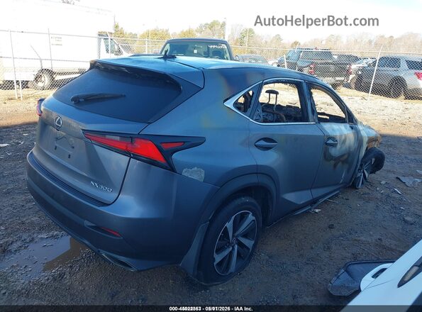 JTJYARBZ7J2089102 2018 LEXUS NX 300 Серый Задняя правая четверть