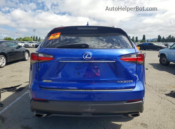 JTJYARBZXG2026732 2016 LEXUS NX Blue Հետևի տեսք