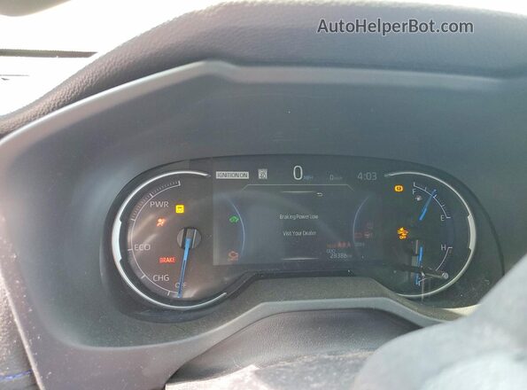 JTM16RFV1PJ035080 2023 TOYOTA RAV4 White Vista del cuadro de instrumentos