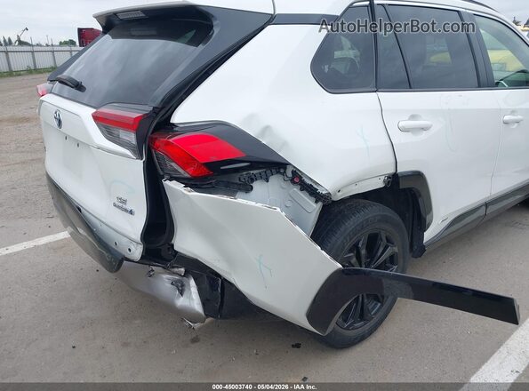 JTM16RFV8NJ022338 2022 TOYOTA RAV4 HYBRID White Front view