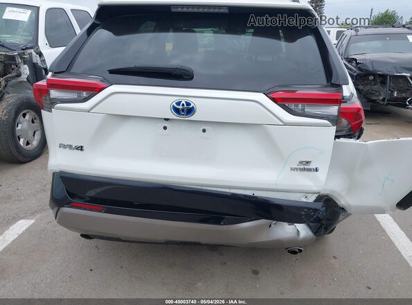 JTM16RFV8NJ022338 2022 TOYOTA RAV4 HYBRID White 