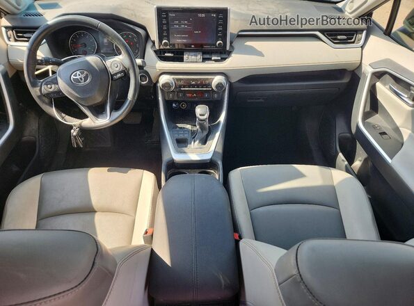 JTMA1RFV0LD527414 2020 TOYOTA RAV4 Gray Вид панелі приладів