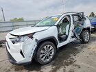 2019 Toyota Rav4 Xle Premium Белый vin: JTMA1RFV6KD018104