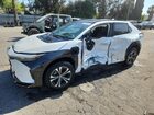 2023 Toyota Bz4x Xle White vin: JTMAAAAAXPA001093 Damage: Left Front Fender, Severe Damage, Replacement Required