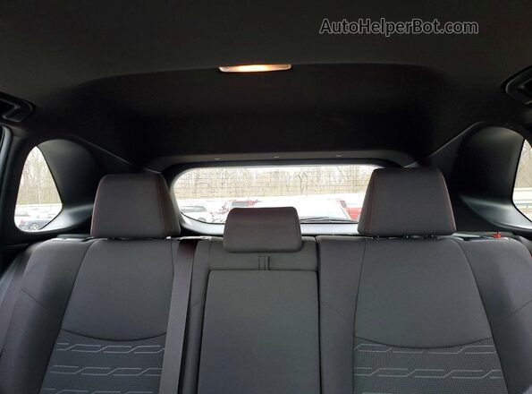 JTMAB3FV1MD060869 2021 TOYOTA RAV4 Black Rear seats view
