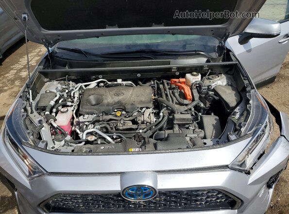 JTMAB3FV2MD034197 2021 TOYOTA RAV4 Silver Vista del compartimento del motor