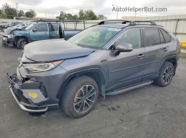 JTMAB3FV2MD069810 2021 TOYOTA RAV4 Gray Vista tres cuartos delantera izquierda