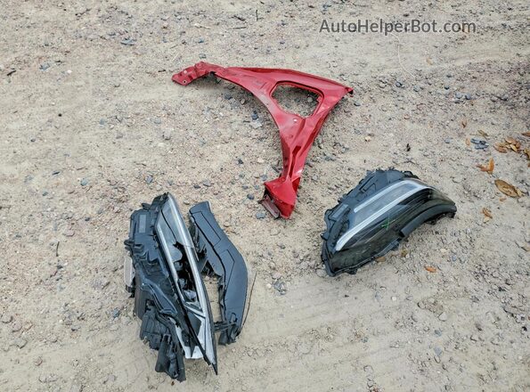 JTMABABA0PA027133 2023 SUBARU SOLTERRA Red VIN კოდის სტიკერის ხედი