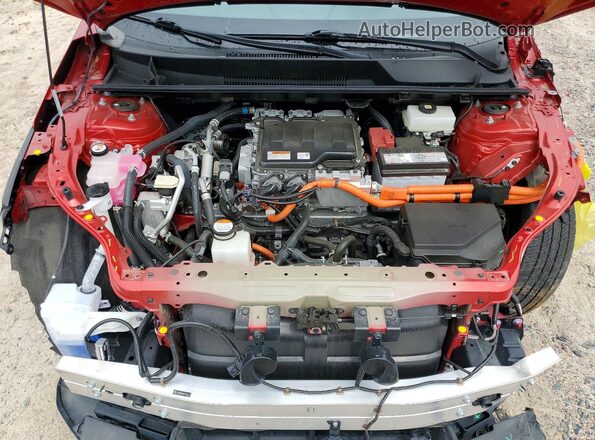 JTMABABA0PA027133 2023 SUBARU SOLTERRA Red ძრავის განყოფილების ხედი