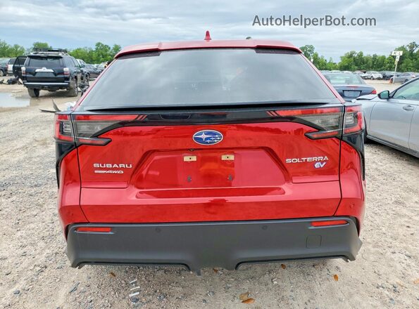 JTMABABA0PA027133 2023 SUBARU SOLTERRA Red უკანა ხედი