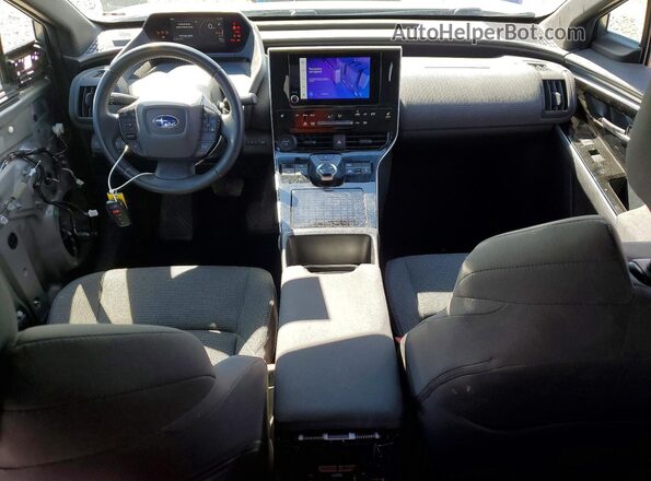 JTMABABA2PA026825 2023 SUBARU SOLTERRA Gray Dashboard view