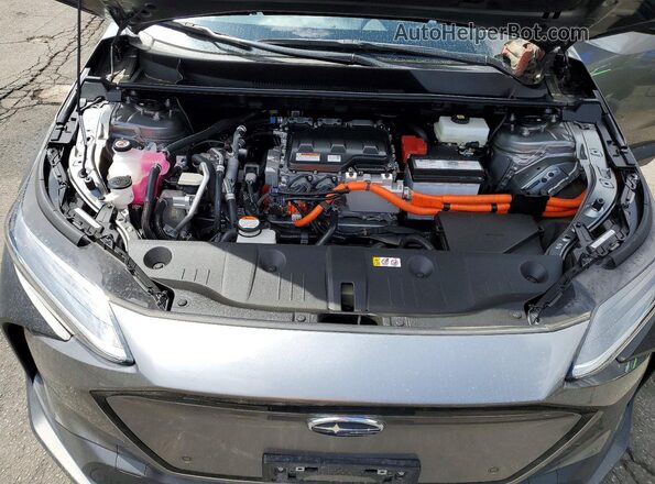 JTMABABA2PA033998 2023 SUBARU SOLTERRA Gray უკანა სალონის ხედი