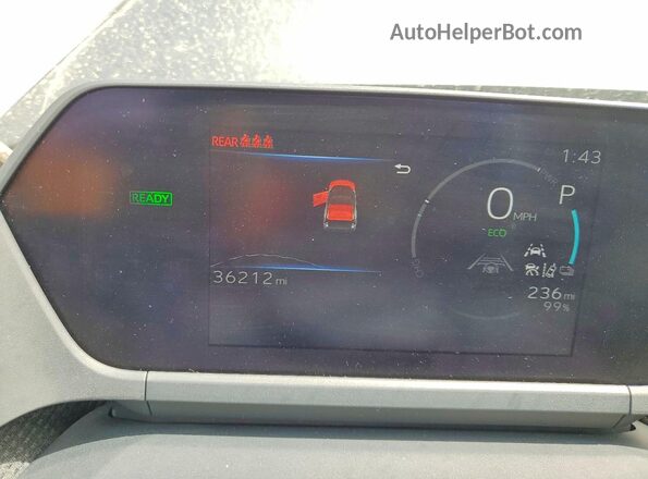JTMABABA2PA033998 2023 SUBARU SOLTERRA Gray ხელსაწყოთა პანელის ხედი