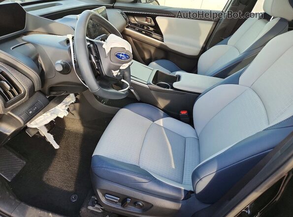 JTMABABA2RA063117 2024 SUBARU SOLTERRA Черный Вид салона спереди