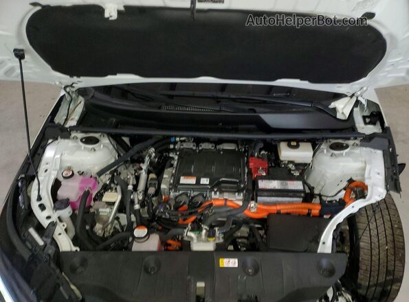 JTMABABA2SA092882 2025 SUBARU SOLTERRA White ძრავის განყოფილების ხედი