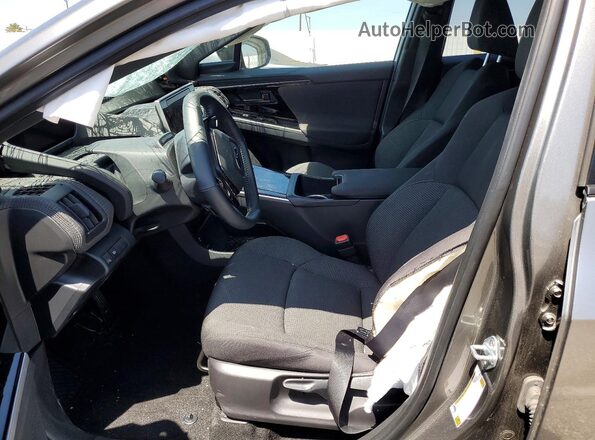 JTMABABA4RA074331 2024 SUBARU SOLTERRA Gray Widok wnętrza z przodu