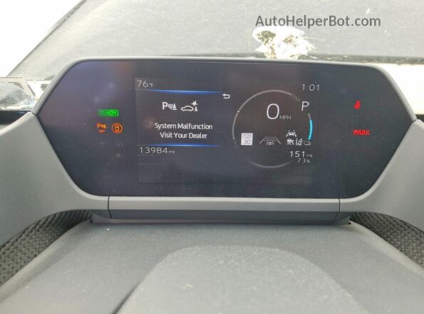 JTMABABA7RA052484 2024 SUBARU SOLTERRA Серый Вид щитка приборов