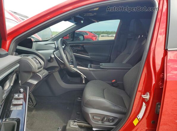 JTMABACAXRA065583 2024 TOYOTA BZ4X Red წინა სალონის ხედი
