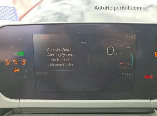 JTMABACAXRA065583 2024 TOYOTA BZ4X Red ხელსაწყოთა პანელის ხედი