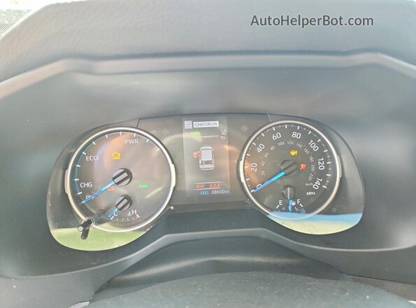 JTMB6RFV0ND066885 2022 TOYOTA RAV4 Серый Вид щитка приборов