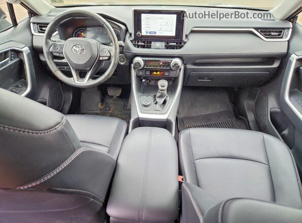 JTMB6RFV7SD157230 2025 TOYOTA RAV4 Black Առջևի վահանակի տեսք