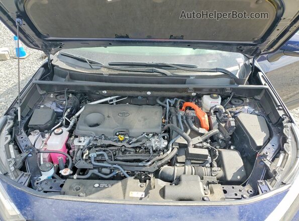 JTMB6RFV9ND050832 2022 TOYOTA RAV4 Blue Вид підкапотного простору
