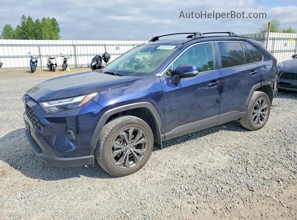 JTMB6RFV9ND050832 2022 TOYOTA RAV4 Blue Передня ліва чверть