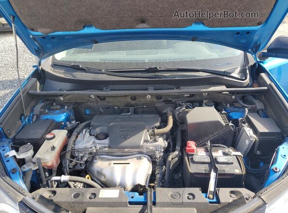 JTMBFREV0GD181801 2016 TOYOTA RAV4 Blue Engine compartment view