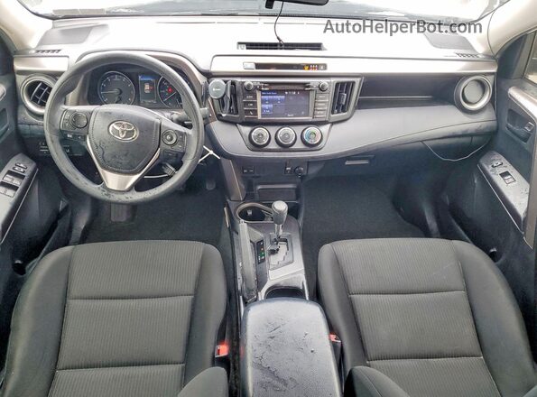 JTMBFREV0HJ124789 2017 TOYOTA RAV4 Белый Вид панели приборов