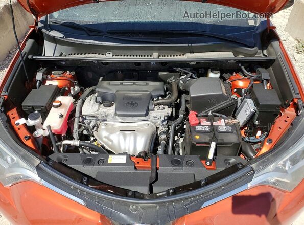 JTMBFREV1GJ085936 2016 TOYOTA RAV4 Orange Вид підкапотного простору
