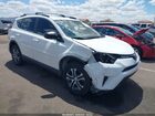 2018 Toyota Rav4 Le White vin: JTMBFREV1JJ181587