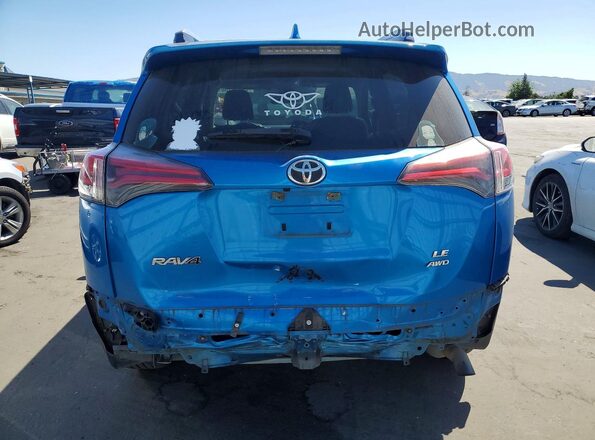 JTMBFREV2JJ180366 2018 TOYOTA RAV4 Синий Вид сзади