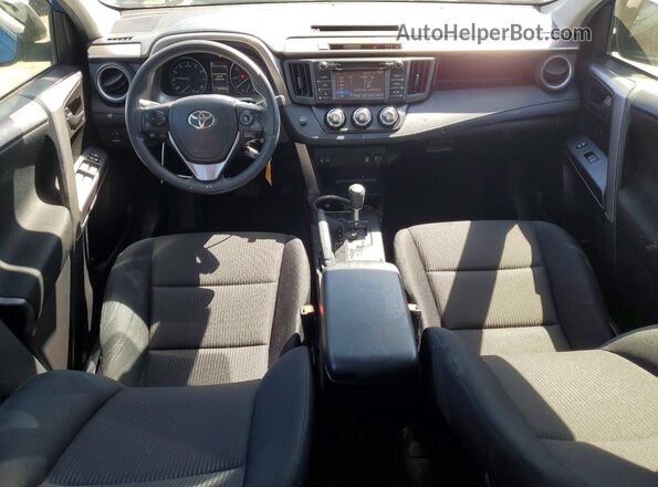 JTMBFREV2JJ180366 2018 TOYOTA RAV4 Синий Вид панели приборов