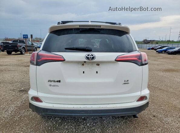 JTMBFREV2JJ226780 2018 TOYOTA RAV4 White Widok z tyłu