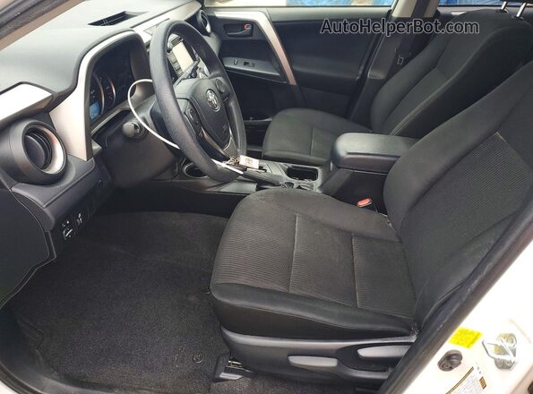JTMBFREV3GJ056714 2016 TOYOTA RAV4 White Widok wnętrza z przodu