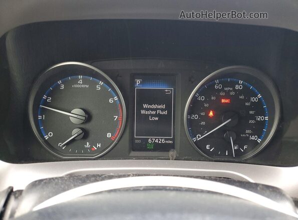 JTMBFREV3JJ731176 2018 TOYOTA RAV4 Gray Вид щитка приладів