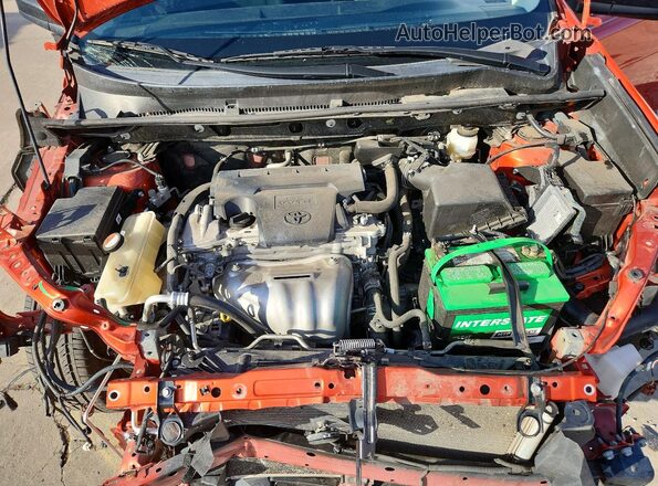 JTMBFREV4GJ066765 2016 TOYOTA RAV4 Orange Вид підкапотного простору