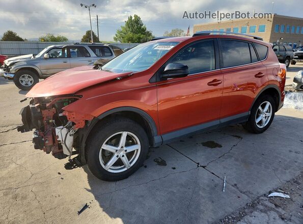 JTMBFREV4GJ066765 2016 TOYOTA RAV4 Orange Передня ліва чверть