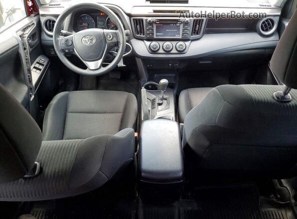 JTMBFREV4HJ146441 2017 TOYOTA RAV4 Red Dashboard view