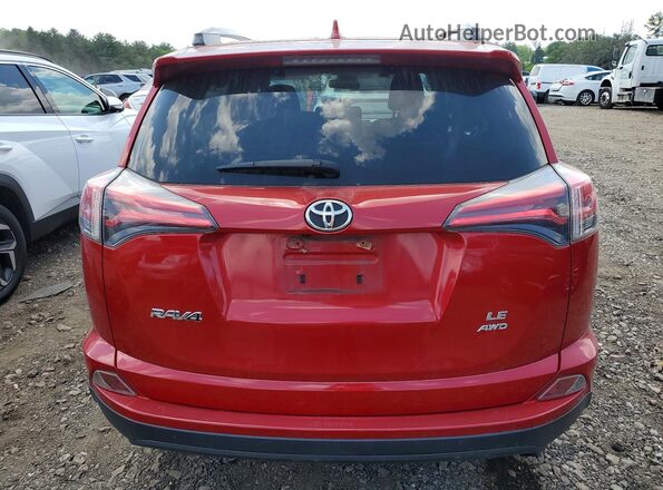 JTMBFREV4HJ146441 2017 TOYOTA RAV4 Red Rear view