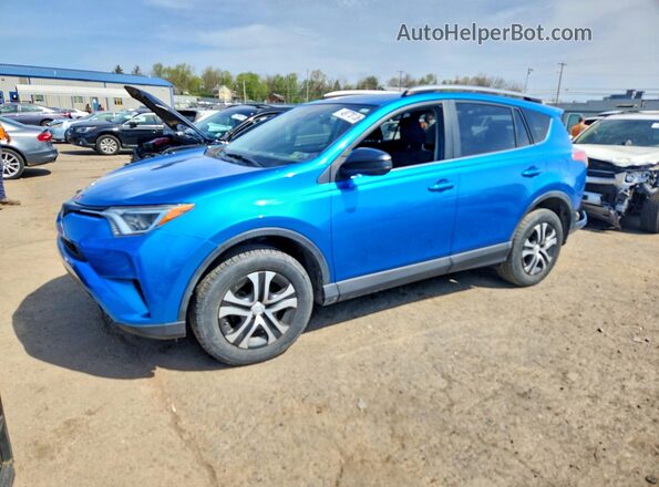 JTMBFREV4HJ702215 2017 TOYOTA RAV4 Blue Առջևի ձախ երեք քառորդ տեսարան