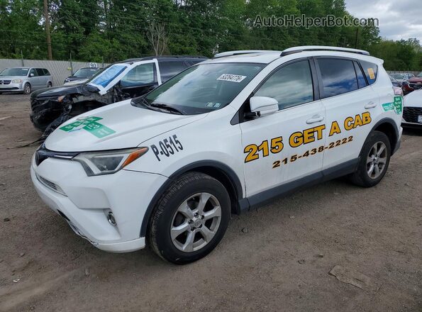 JTMBFREV4JJ736242 2018 TOYOTA RAV4 Белый Передняя левая четверть